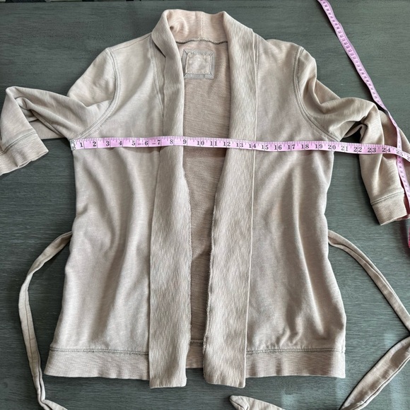 Banana Republic Tan Heritage Wrap Top S Beige Brown - Picture 10 of 13